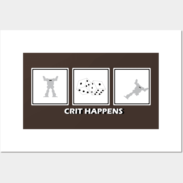 Crit Happens - Firemoth Eddition Wall Art by EmmyV